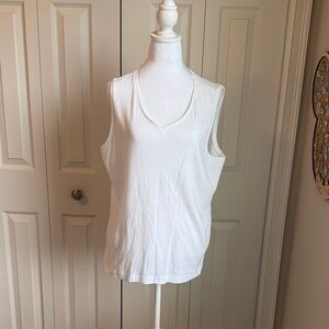 Chico's V-Neck White Tank Top